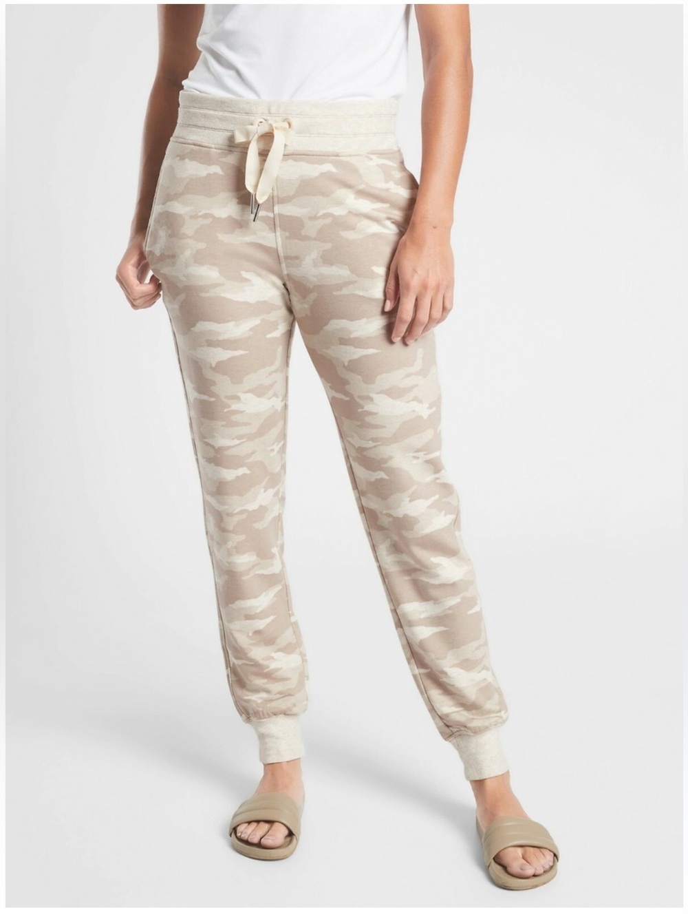 Athleta balance printed como joggers size LT work out, gym